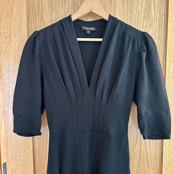 Trashy Diva Jenny Pinup Dress Black, Size 6 Medium. LBD - Picture 4 of 9